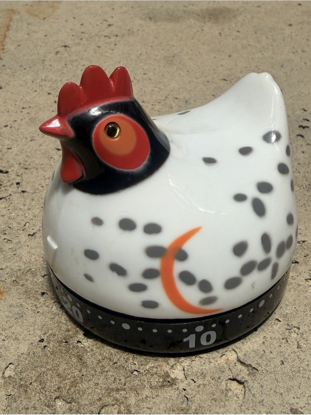 Vintage Chicken Egg Kitchen Timer 60 Minute Retro
